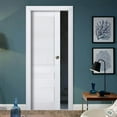 thumbnail image 4 of Slab Barn Door Panel | Veregio 7411 White Silk | Sturdy Finished Doors | Pocket Closet Sliding-42" x 96", 4 of 5