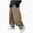 L101-Khaki, variant on Boys Cargo Pants Stretch Elastic Waist School Kids Twill Joggers Leisure Trousers Outdoor Trousers For 1 5 Years Old(L101-Black,8-9 Y)