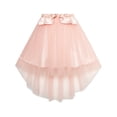 thumbnail image 5 of Flower Girls Dress Bow Tie Hi-low Wedding Party 6 Years, 5 of 6