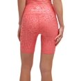 thumbnail image 5 of Calvin Klein Performance Women’s Printed Bike Shorts (Orange, X-Small), 5 of 5