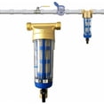 thumbnail image 1 of Water Sediment Filter for Whole House, 40 Micron Filter Mesh & Anti-Dezincification Head, Reusable Pre-Filtration System with Easy Installation, 1 of 5