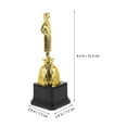 thumbnail image 3 of FESTFENDS 1Pack Golden Custom Award Trophy for Doctor 11.8x2.8x2.8in, 3 of 8