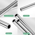 thumbnail image 2 of Tubo de acero inoxidable 304 de 200 mm en paquete de 3, 7 mm de diámetro exterior y 1 mm de grosor de pared, tubería de acero inoxidable sin costura [0.28x0.04x7.9IN], 2 of 7