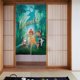 thumbnail image 2 of Cortina de puerta Bambi para entrada, cortina opaca con estampado de patrón, cortina divisoria de ambientes, tapiz para decoración del hogar, 34" de ancho x 56" de largo, 2 of 7