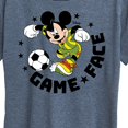 thumbnail image 3 of Disney - Game Face Soccer - Women's Short Sleeve Graphic T-Shirt, 3 of 5