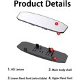 thumbnail image 5 of SHAR Car Interior Rear View Mirror, Car Interior Rear View Mirror Replacement Panoramic, Wide Angle Rear View Mirror Car Interior Auto Mirror, 5 of 5