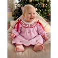thumbnail image 5 of Loicainy Baby Toddler Girl Christmas Dress 6 12 18 24 Months 2T 3T 4T Long Sleeve Santa Embroidery Striped Dresses, 5 of 9