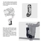 thumbnail image 4 of Placa base de potencia Fuente de alimentación Placa base Aleación de aluminio con 13-17V D-Tap Reemplazo de salida de potencia para estabilizador DJI RS 2 DF DIGITALFOTO Placa base de potencia, 4 of 7