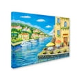 thumbnail image 2 of Trademark Fine Art 'Cafe? on the Water' Canvas Art by Vessela G., 2 of 3