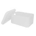 thumbnail image 1 of Caja Organizadora De Escritorio Con Compartimento De Almacenamiento, Material De PP Esmerilado Blanco, Para Cosméticos, Joyas, Suministros De Oficina, Dormitorio, Baño, 1 of 7