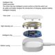 thumbnail image 4 of Cargador de Reloj Inteligente Cable de Carga de Reloj Magnético Cable de Carga Rápida Inalámbrico Base de Carga de Reloj Universal para IOS Watch Series 876 54 32 1 ANGGREK Otros, 4 of 8