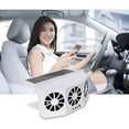 thumbnail image 5 of HIBIBUD Portable Car Silent Air Conditioner Solar Fan Car Truck Vehicle Refrigeration Energy Saving, 5 of 7