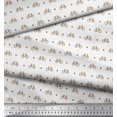 thumbnail image 3 of Soimoi Poly Georgette Fabric Diamond & Bicycle Shirting Print Sewing Fabric Yard 52 Inch Wide, 3 of 3