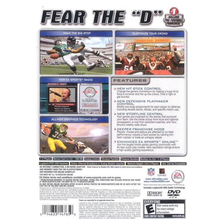 Paris Saint-Germain Club Football 2005 - PS2 - Complet (PAL) - Bon état