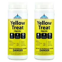 2 Pack United Chemical Yellow Treat 2lb Algae Remover for Swimming Pools & Spas