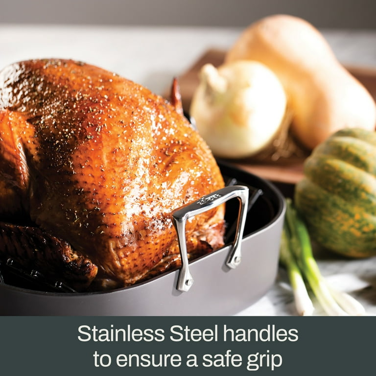 All-Clad HA1 13x16 inch Nonstick Hard Anodized Roaster with