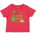 thumbnail image 3 of Inktastic My Yaya Loves Me Grandson Dinosaur Boys Baby T-Shirt, 3 of 5