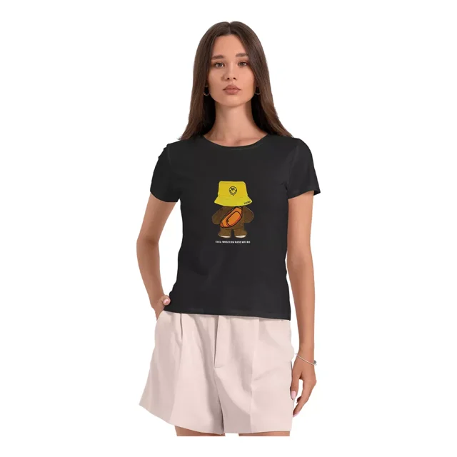 Playeras De Moda Para Mujer Camiseta De Manga Corta Camiseta