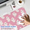 thumbnail image 4 of Long Mouse Pads for Desk,Sweet Ghost Halloween Pattern Desk Mats on Top Of Desks, Desk Mouse Pad Extra Large with 3mm Non-Slip Base and Stitched Edge for Gaming,Office,Work,Home 35.4x15.7in, 4 of 5