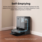 eufy X10 Pro Omni Robot Vacuum and Mop Combo, Incredible Suction, Dual Mops with 12 mm Auto-Lift and Carpet Detection, AI Obstacle Avoidance and Official Floor Cleaning Solutions (2 Bottles)