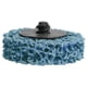 thumbnail image 5 of Disco de pulido con tira de polietileno de 2 pulgadas y 50 mm con bloqueo de rodillo, rueda de pulido para quitar óxido y pintura (azul), 5 of 7