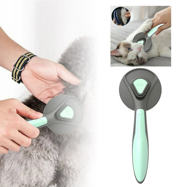 Peine Autolimpiante Para Mascotas Peine De Masaje Para Eliminar El Pelo Peine Para Gatos Peine Flotante Para Gatos Peine Para Perros Peine Para Mascotas Artículos Para Mascotas