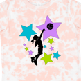 thumbnail image 4 of Inktastic Girl Playing Basketball Purple, Blue, Green Stars Boys or Girls Toddler T-Shirt, 4 of 5