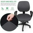 thumbnail image 3 of Funda de silla de oficina Sincero de cuero PU impermeable gris, 3 of 5