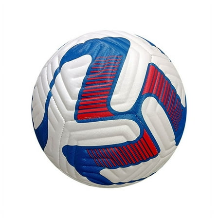 High Quality Soft PU Machine Outdoor Football Training Match Team Sports Size 5,1 x Soccer Ball,White