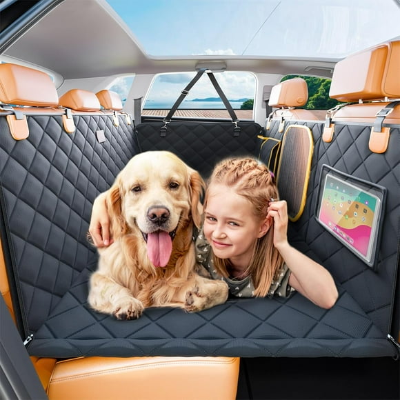 Travel Safety144 charsPremium Dog Car Seat Cover Extender 400LB Capacity - Waterproof Hard Bottom Back Seat Bed for Camping, Anti-Slip Truck SUV Travel Accessories chars)
