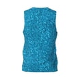 thumbnail image 2 of Rocae Blue Glitter for Men's Basketball Jersey Lightweight and Breathable Athletic Tank Top,Quick-Drying Sports Jersey 4X-Large, 2 of 9
