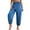 Blue, variant on Hxshgdsn Womens High Waist Jogger Pants Elastic Cuff Ankle Casual Loose Fit Sport Trousers with Textured Waistband for Workout and Daily Lounging（Green/M）