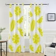 thumbnail image 6 of Coolnut Blackout Window Curtains for Bedroom 84" Lemon Slices Partition Room Dividers Window Treatment Thermal Insulated, 6 of 7