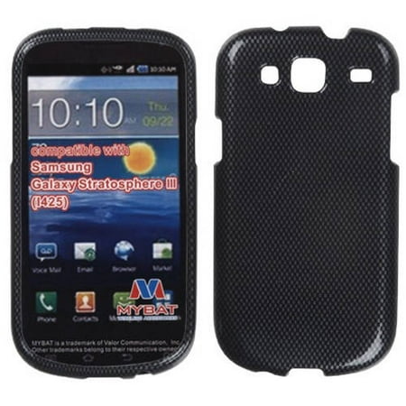 425 Carbon Fiber - Samsung i425 Galaxy Stratosphere III MyBat Protector Case, Carbon Fiber