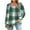 Green, variant on Women's Tunic Tops Fall Fashion Lantern Long Sleeve Square Neck Plaid T Shirts Casual Loose Tee Blouses(Wine,X-Large)
