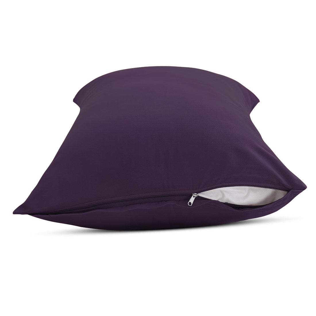 Unique Bargains 2 Packs Brushed Microfiber Body Pillowcase Plum 20" x 54"