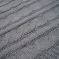thumbnail image 2 of Jeté à maille torsadée Gris, 2 of 4