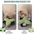 thumbnail image 3 of Juguetes de rompecabezas para perros para perros grandes inteligentes: para dispensar terapia, alimentación lenta, estimulación mental como regalo para perros pequeños, medianos y grandes (verde) JAMW Sencillez, 3 of 5