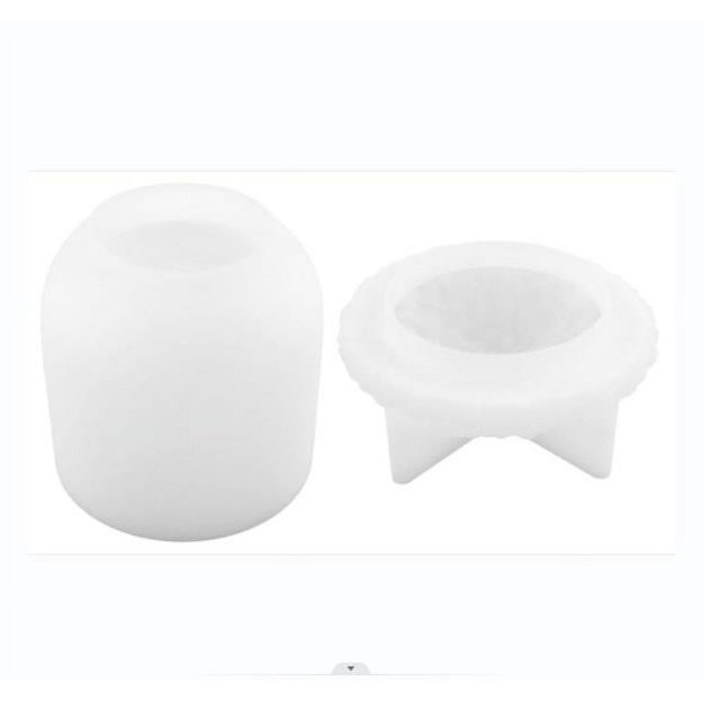 RKSTN Moule en Résine pour l'Avent, Cristal de Noël, Plâtre Époxy, Pot de Rangement