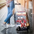 thumbnail image 3 of Santa is Coming Doberman Pinscher Merry Christmas Xmas Noel Truck Tree Travel Luggage Cover Doberman Dog Lover Gifts Suitcase Dust Protective Decor - 02023, 3 of 5