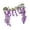 Purple, variant on 6 Feet 10 Branches Purple Artificial Wisteria Flowers Hanging Vine for Home Garden Wedding Decor, by Bradem