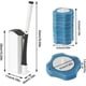 thumbnail image 2 of Disposable Toilet Brush Kit with Wall Mount - Disposable Toilet Cleaning System with 16 Replacement Toilet Brush Heads 25-26, 2 of 5