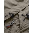 thumbnail image 4 of Innerwin Jacket Quick Dry Men Outwear Autumn Long Sleeve Solid Color Coat Khaki XXXL, 4 of 7