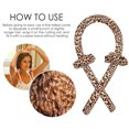 thumbnail image 4 of Diadema con barra calor, rodillos para el cabello con cinta, adiós a las roturas y abiertas, al cabello saludab - B B Baoblaze Varilla que se encrespa sin calor, 4 of 8