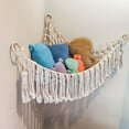 thumbnail image 2 of Funie Breathable Toy Hammock Ventilated Cotton Rope Adds Vertical Space Toy Storage Mesh Net Home Decor, 2 of 8