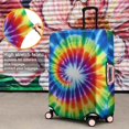 thumbnail image 4 of Rainbow Tie Dye Radial Pattern Luggage Cover Fashion Suitcase Cover Baggage Covers Fit 25-28 Inch Luggage (Go Travel), 4 of 5