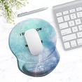 thumbnail image 2 of TRAHOO-Mouse Pad with Wrist Support, Pain Relief Ergonomic Mouse Pad, Comfortable Durable Computer Mouse Pad Wrist Rest with Non-Slip PU Base for Home Office Working Gaming (Inspirational Quotes), 2 of 4