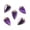 Amethyst, variant on 5pcs Gemstone Pendants Heart Crystal Stone Charms Golden Plated Hooks 32~34mm-Rose Quartz