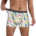 thumbnail image 2 of Kdxio Men's Boxer Briefs with Cute Dinosaur Print - Comfortable and Breathable Underwear for Everyday Wear, 2 of 7