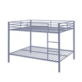 thumbnail image 5 of Aukfa Metal Bunk Bed Full over Full, High Guardrail and Metal Slats, Space-Saving Bed Frame for Kids Teens, Gray, 5 of 8